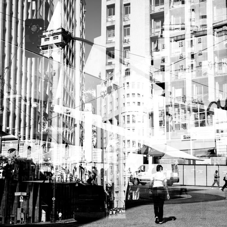 Imagem abstrata parte do trabalho autoral do fotógrafo Victor Pratis