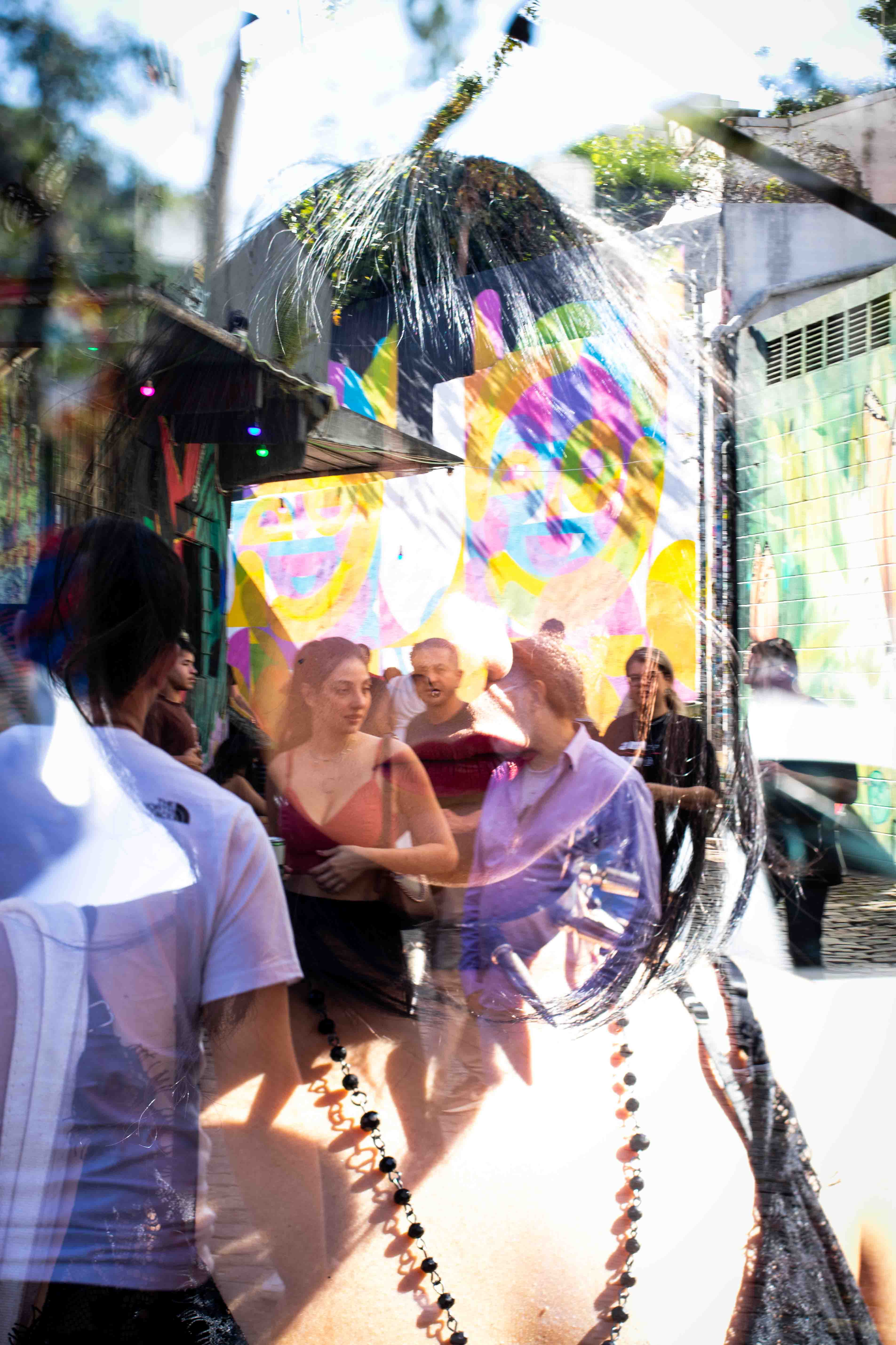 Retrato abstrato de uma mulher