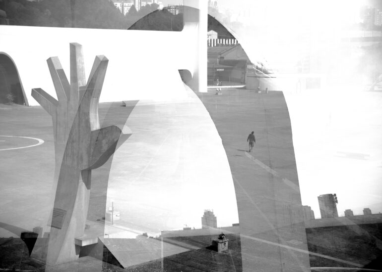 Imagem abstrata parte do trabalho autoral do fotógrafo Victor Pratis