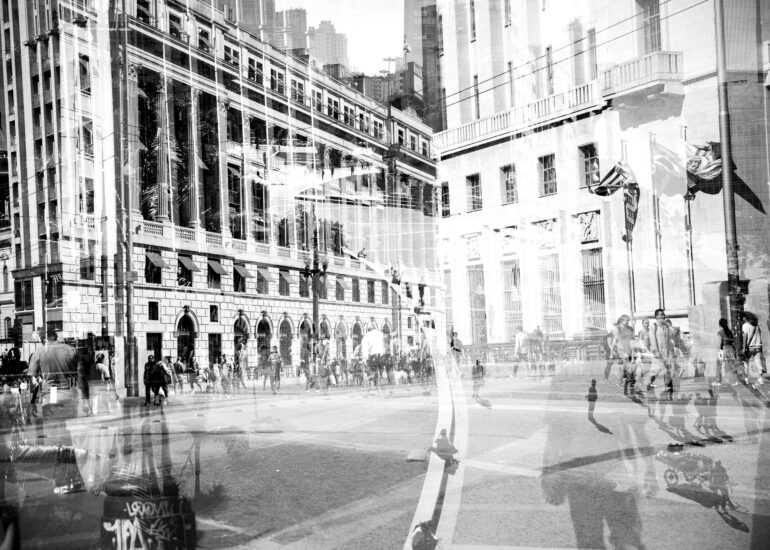 Imagem abstrata parte do trabalho autoral do fotógrafo Victor Pratis