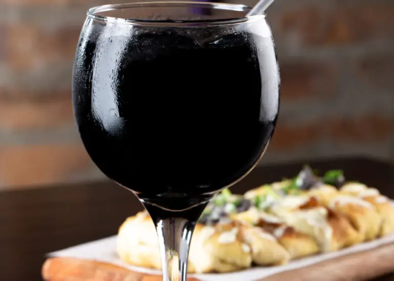 Foto de um Mousse de maracujá