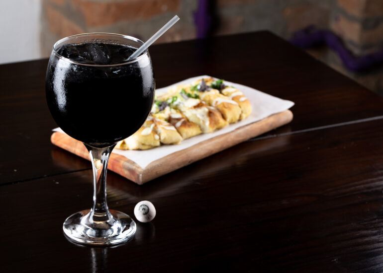 Foto de um Mousse de maracujá